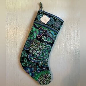 Vera Bradley Blue Rhapsody Stocking NWT